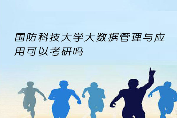 国防科技大学大数据管理与应用